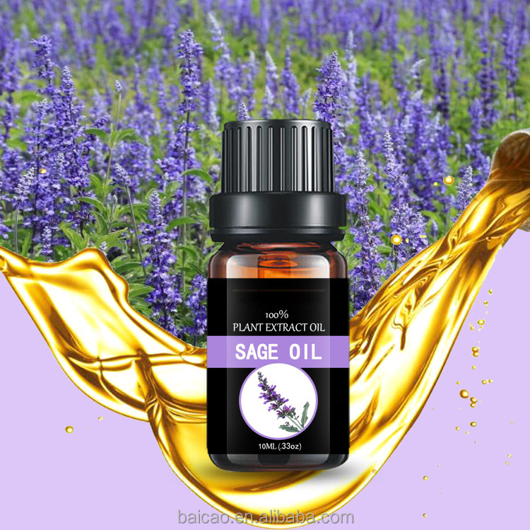 Hair Growth Aromatherapy Organic Pure Clary Sage Essential Oils Natural For Massage Skin Perfume Cosmetic essence