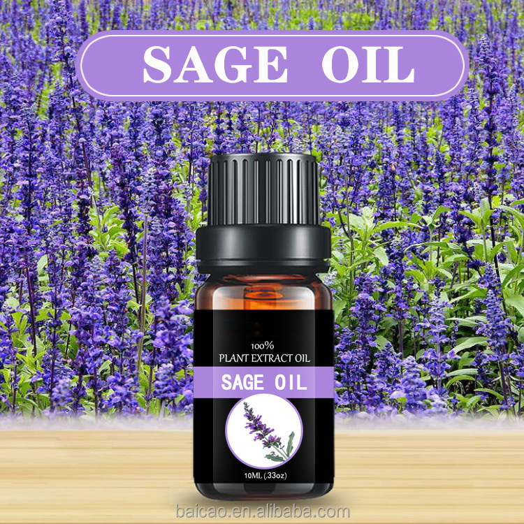Hair Growth Aromatherapy Organic Pure Clary Sage Essential Oils Natural For Massage Skin Perfume Cosmetic essence